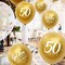 24pcs 50th Anniversary Decorations Balloons Gold 50th Wedding Anniversary
